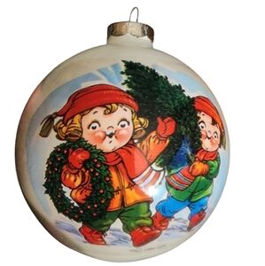 VINTAGE 1982 Campbell's Soup Kids Christmas Ornament RARE BULB